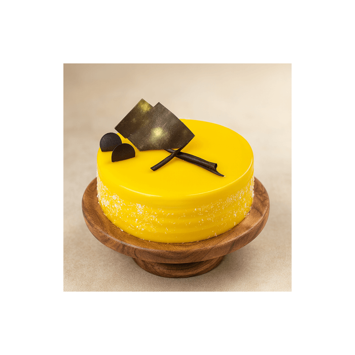 Eggless Yummy Mango Cream Cake Half Kg Eggless Yummy Mango Cream Cake Half Kg