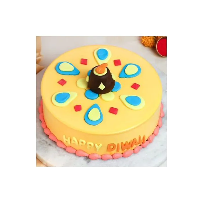 Yummy Chocolaty Diwali Cake Half Kg Yummy Chocolaty Diwali Cake Half Kg