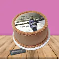 Fathers Day Round Shaped Cake thumbnail