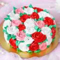 Abundant Roses Chocolate Cake Half Kgs thumbnail