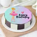 Barbie Poster Cake Half Kg thumbnail