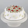 Delicious White Forest Cake Half Kgs thumbnail