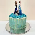 Delightful Elsa Anna Cake 1 Kg thumbnail