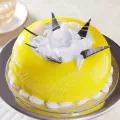 Dome Shaped Yummy Pineapple Cake 1 Kgs thumbnail