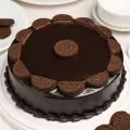 Eggless Enchanting Oreo Cake Half Kg thumbnail
