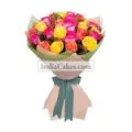 Bunch of 24 Mix Roses thumbnail