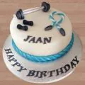 Happy Birthday Gym Cake Half Kg thumbnail