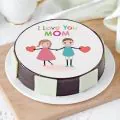 I Love You Mom Cake Half Kg thumbnail