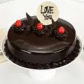 Love You Valentine Truffle Cake Half Kgs thumbnail