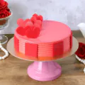 Strawberry Cake with Hearts Half Kgs thumbnail