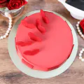 Strawberry Cake with Hearts Half Kgs thumbnail
