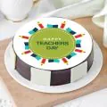 Teachers Day Celebrations Cake Half Kg thumbnail