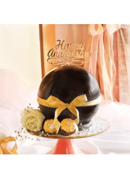 Anniversary Surprise Chocolate Pinata Ball Cake 1 Kg Anniversary Surprise Chocolate Pinata Ball Cake 1 Kg