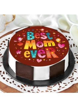 Delicious Best Mom Ever Cake Half Kg