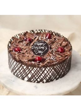 Eggless Doc Day Exclusive Blackforest Cake Half Kg