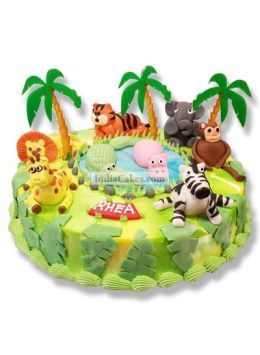 5 Kg Jungle Theme Cake