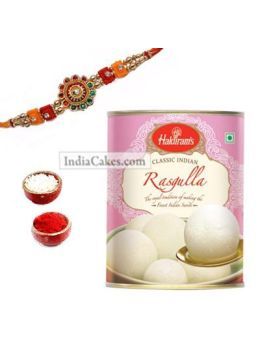 Rakhi with 1 kg Rasgulla