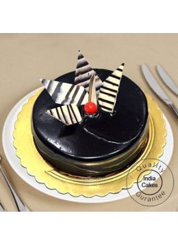 1 Kg Eggless Zebra Chocolate Truffle Cake