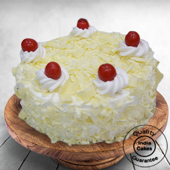 Delightful White Forest Cake Half Kg