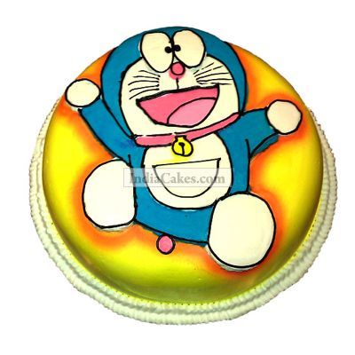 Fondant Doreamon Cake 2 Kg