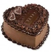Chocolate Truffle Cake 1 Kg Heart Shape
