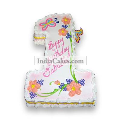 2.5 Kg Special 1st Birthday Cake