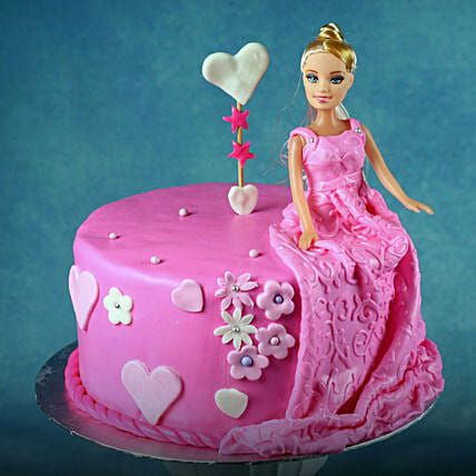 Princess Barbie Truffle Cake 1 Kg