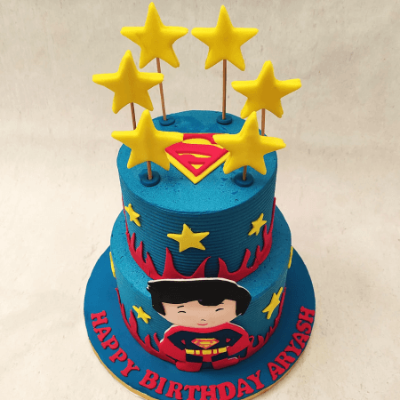 Superman Cartoon Cake 4 Kg