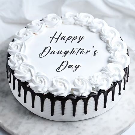 Tempting Daughters Day Black Forest Cake Half Kg