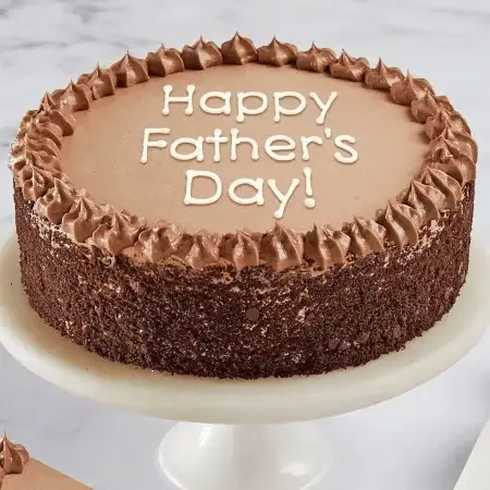 Happy Fathers Day Double Chocolate Cake Half Kg