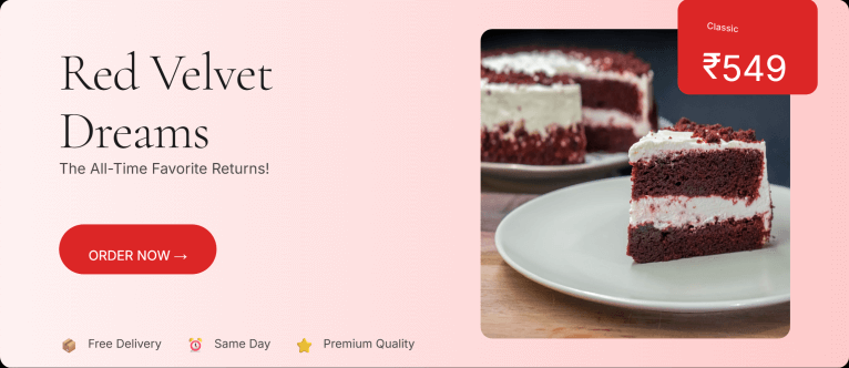 Red Velvet layered cake with cream cheese frosting