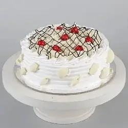 Delicious White Forest Cake Half Kgs