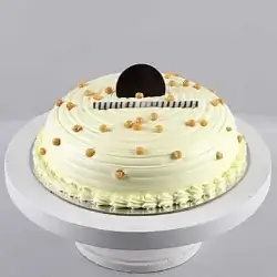 Dome Shaped Yummy Butterscotch Cake Half Kgs